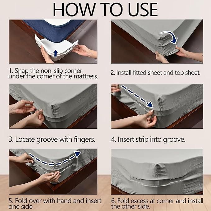 Bedsheet Holder Clip (x4pcs) set.